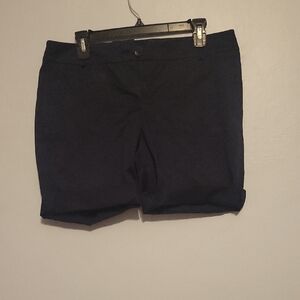LOFT Navy Women's Bermuda Shorts